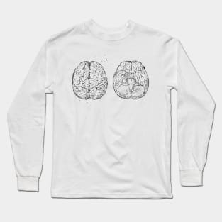 Human brain scheme Long Sleeve T-Shirt